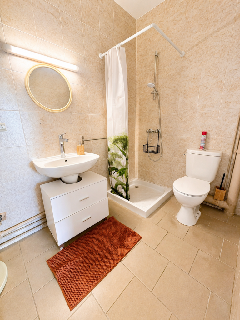 Salle de bain de la chambre Baobab